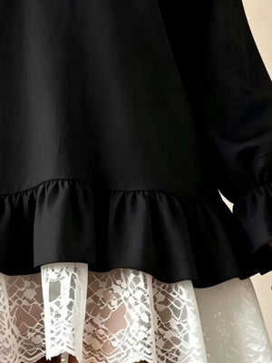 100% polyester Care instructions: Machine wash cold mini dress in white with A-line silhouette