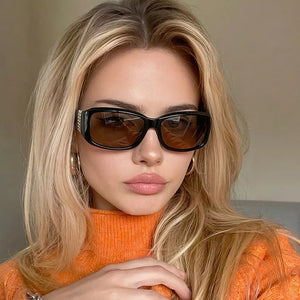 Black sunglasses with N/A and N/A