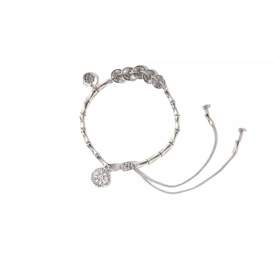 bracelet featuring geometric in silver with Zinc alloy,Silver-plated Care instructions: Avoid wearing during exercise, as sw
