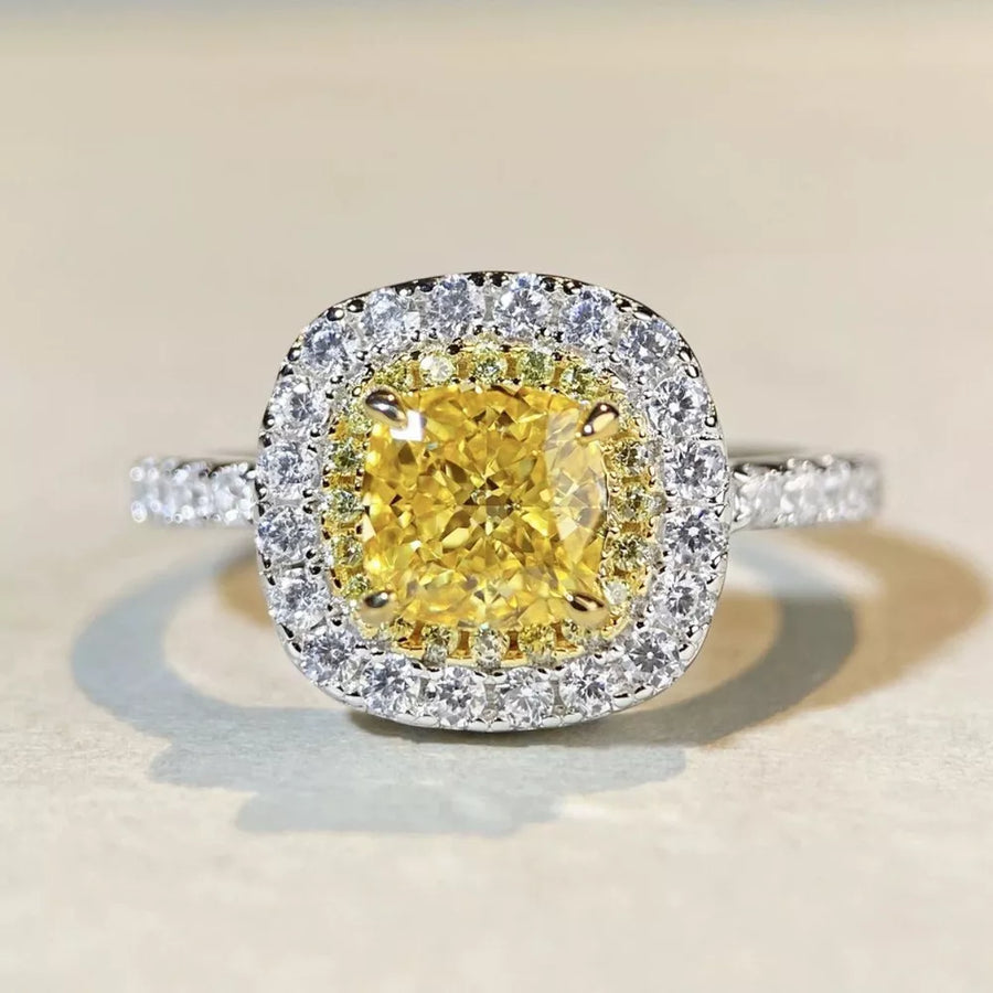 yellow ring with null and null