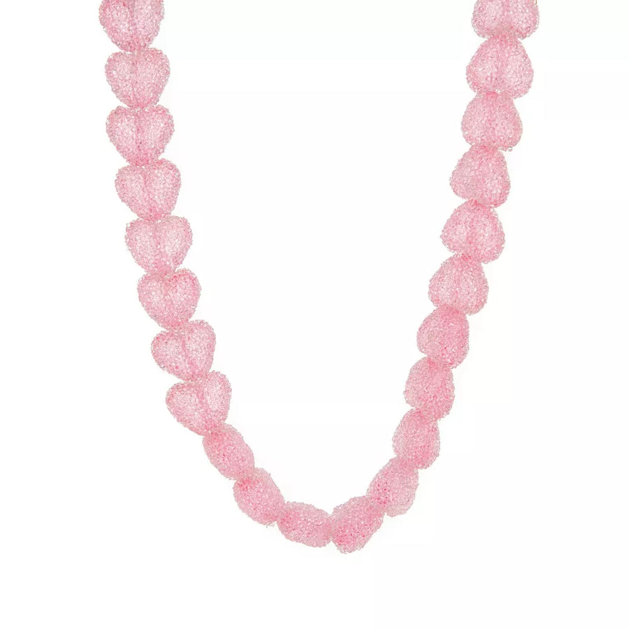 Light Green necklace with not visible and color-block