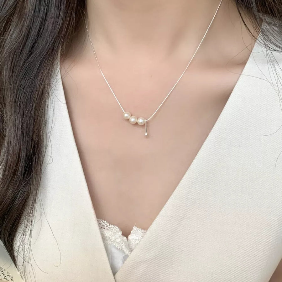 Freshwater Pearl,925 sterling silver Care instructions: Avoid wearing during exe ACCESSORIES in Silver with delicate