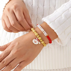 festive bracelet in red with not applicable