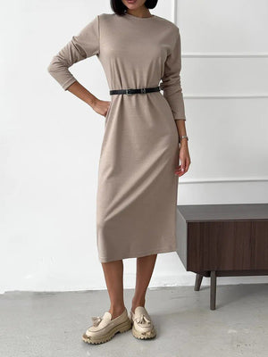 ivory midi dress