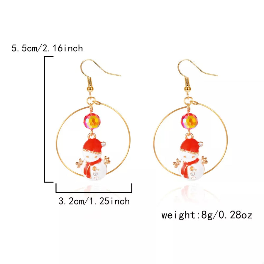 earrings featuring novelty in white with 18K Gold-Plated, Alloy, Resin, Polymer clay Care instructions: Avoid wearing dur