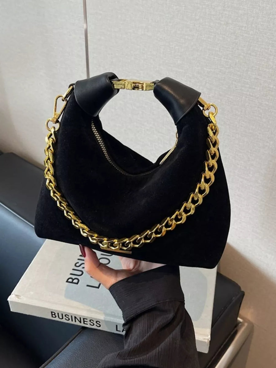Chain Detail Crossbody Bag option 7