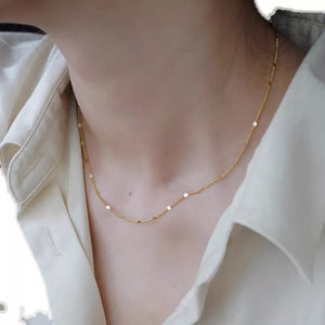 Gold necklace