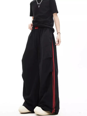 95%polyester,5%spandex Care instructions: Machine wash cold wide-leg pants in Black with wide-leg silhouette