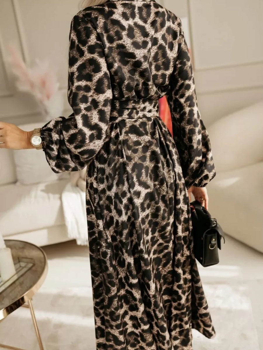 Long Sleeve Maxi Shirt Dress in Pastel Blue, view 16