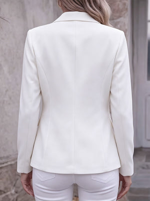 100% polyester Care instructions: Machine wash cold blazer in Red with fitted silhouette