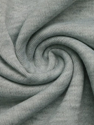 sweatshirt in Gray with buttoned and hip-length