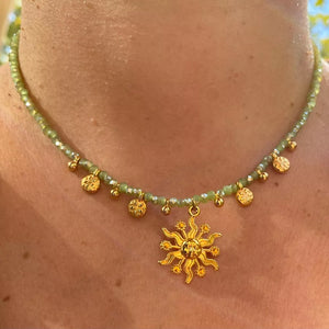 Copper,14K gold-plated Care instructions: Avoid wearing during exercise, as swea necklace in Multicolor with jewelry