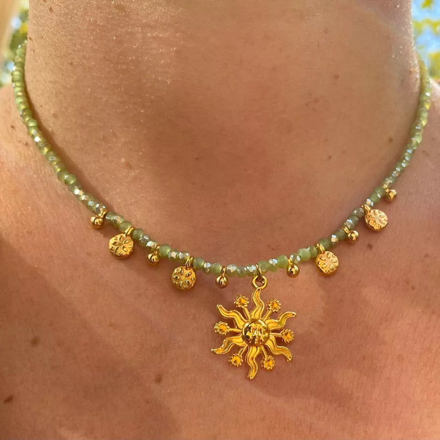 Copper,14K gold-plated Care instructions: Avoid wearing during exercise, as swea necklace in Multicolor with jewelry