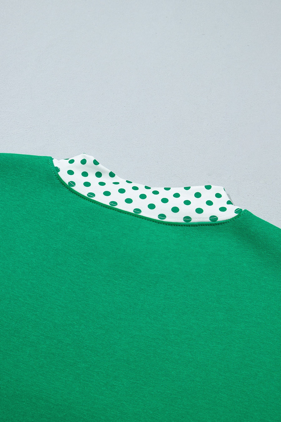 athleisure lounge set in Green with crew neck