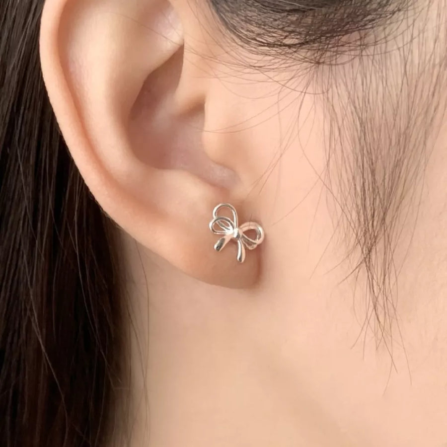 romantic earrings in Silver with not applicable