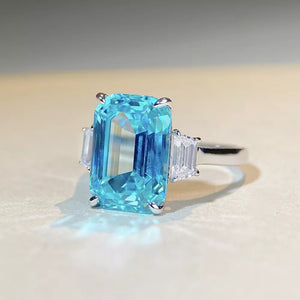 sky blue ring with none and none