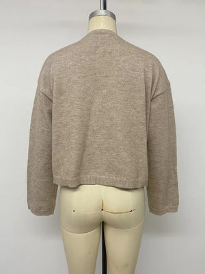Khaki cardigan