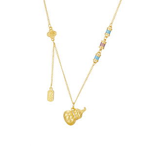 necklace featuring geometric in gold with 18K Gold-Plated,925 sterling silver Care instructions: Avoid wearing during exer