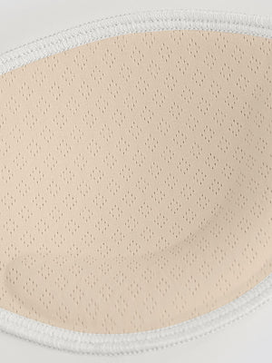 Scoop Neck Active Sports Bra in Dusty Pink with Quick-Dry