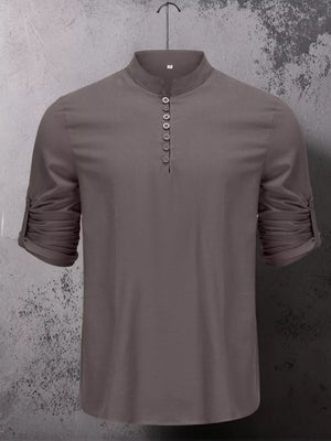 95%cotton, 5%spandex Care instructions: Machine wash cold button-up shirt in Black with regular silhouette