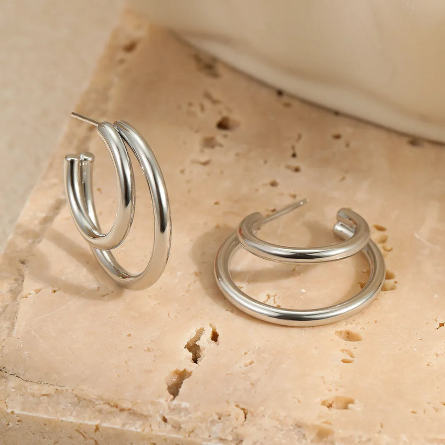 earrings in Gold with gold-plated and mini