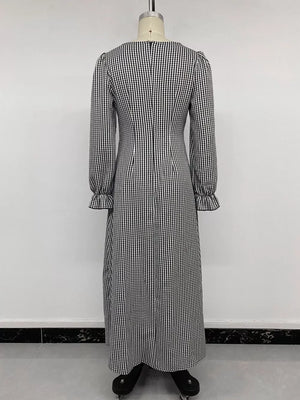 maxi dress in white