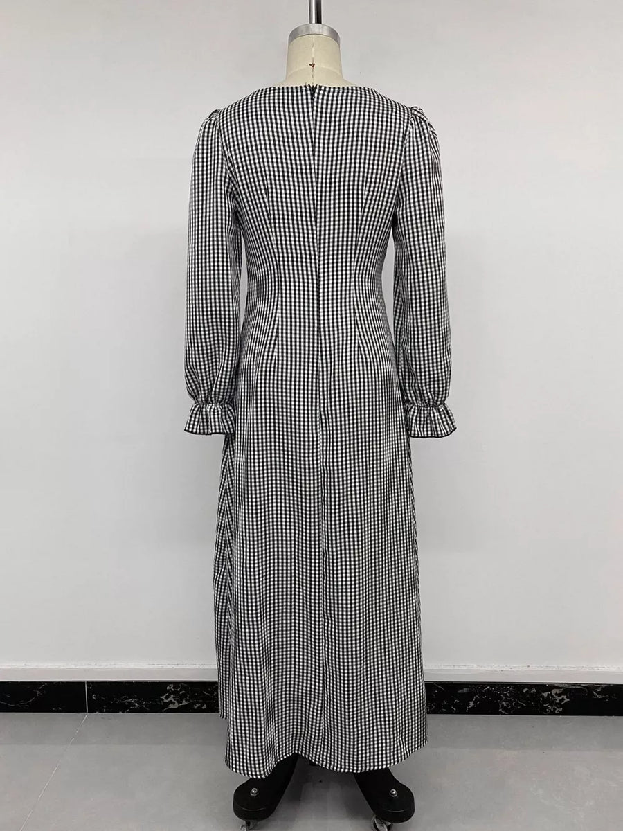 maxi dress in white