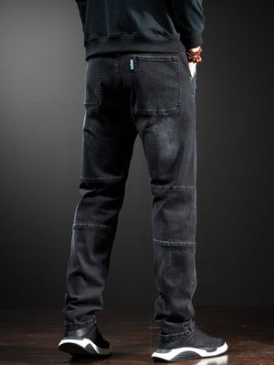 Men's Slim Fit Black Jeans option 3