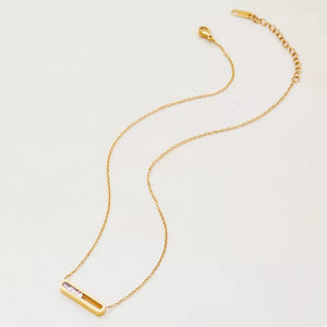 gold necklace with adjustable and clasp