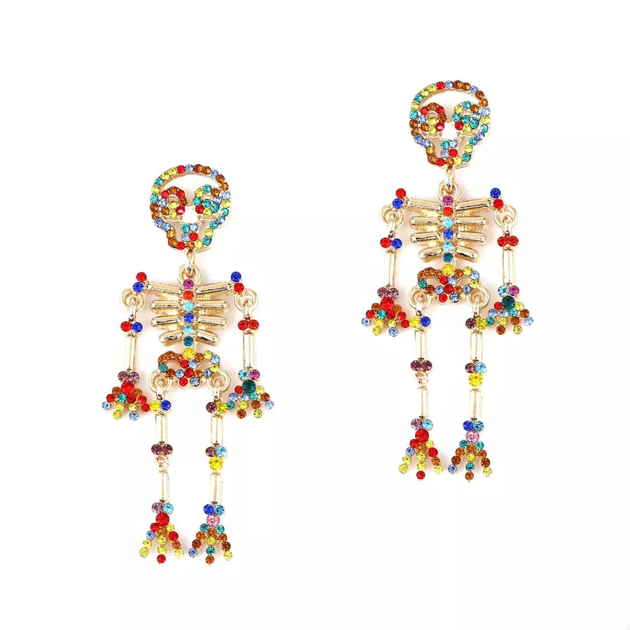 earrings in Silver with dangling and 2.5 inches drop