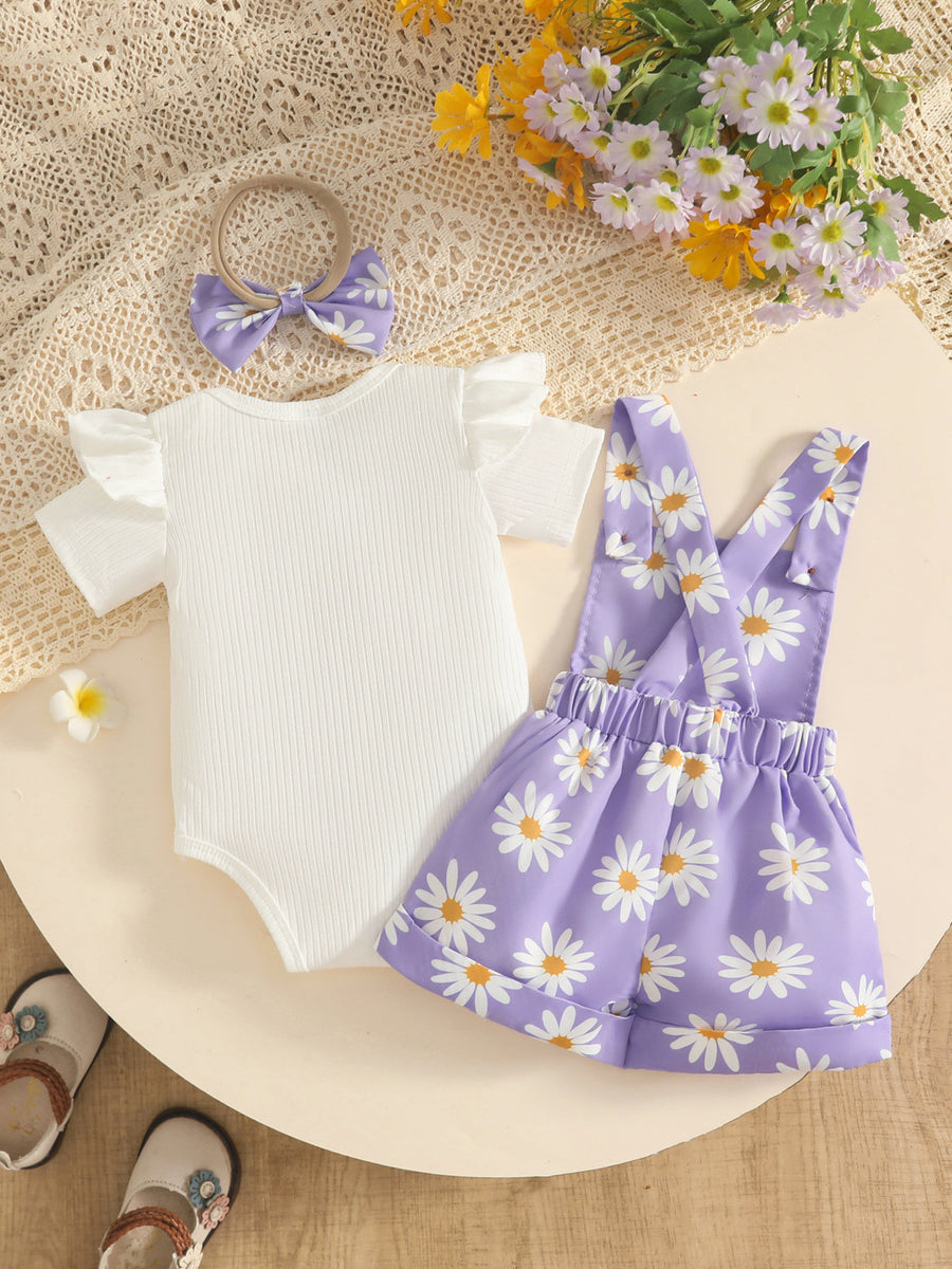 cottagecore overalls in white with round neck