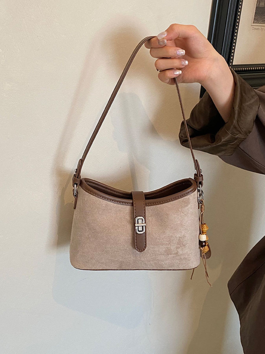black with handbag with buckle detail 13