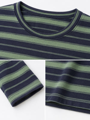 Green-Striped t-shirt