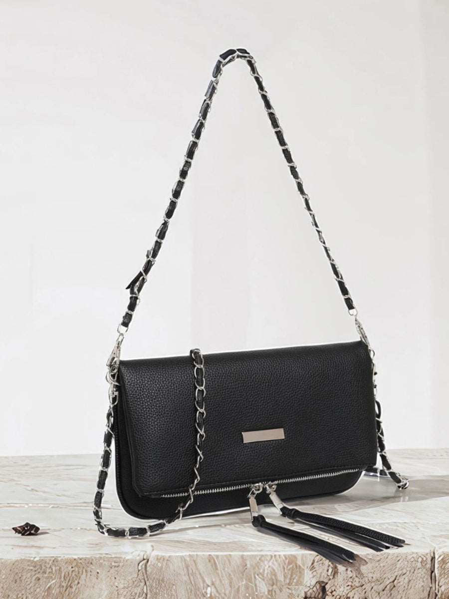 Black shoulder bag