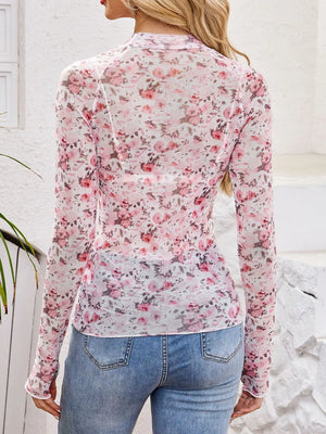top featuring leopard-print in Multicolor with 95% polyester, 5% elastane Care instructions: Machine wash cold texture