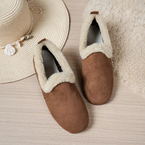 Suede,Fluff,Rubber Imported Size & slippers in Black with flat silhouette