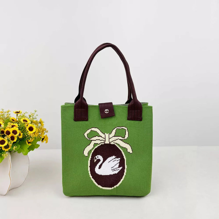 Style F Cartoon Portable Medium Tote Bag