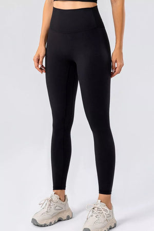 Light Blue leggings with full-length and elastic