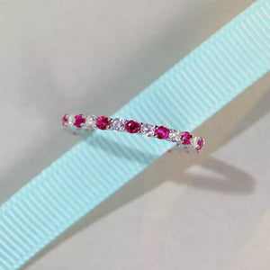 classic ring in Deep Rose with null