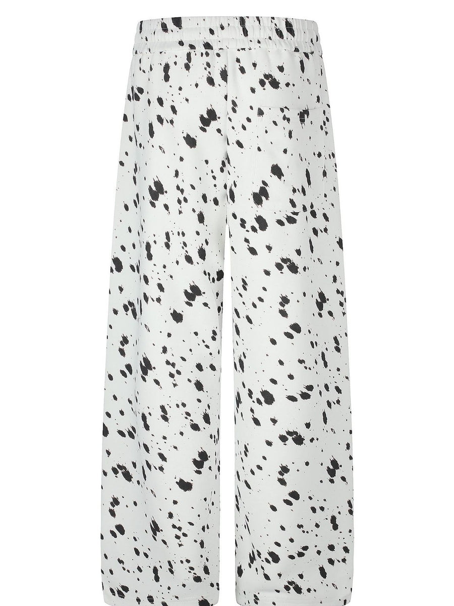 95%polyester,5%spandex Care instructions: Machine wash cold wide-leg pants in White with wide-leg silhouette