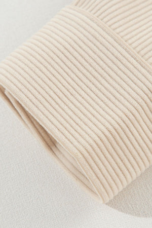 Beige Houndstooth Corduroy Patchwork Shacket