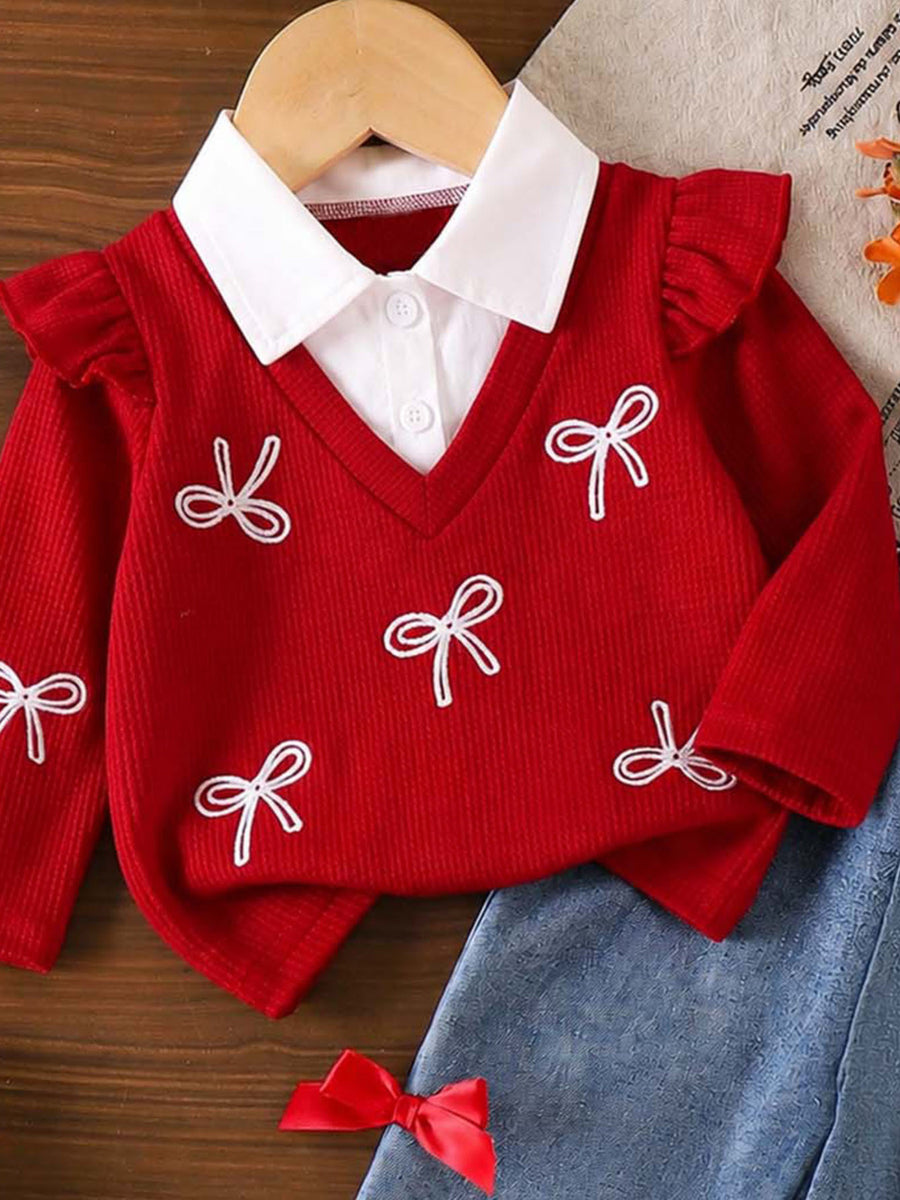 100% polyester Care instructions: Machine wash cold pullover sweater in Red with regular silhouette