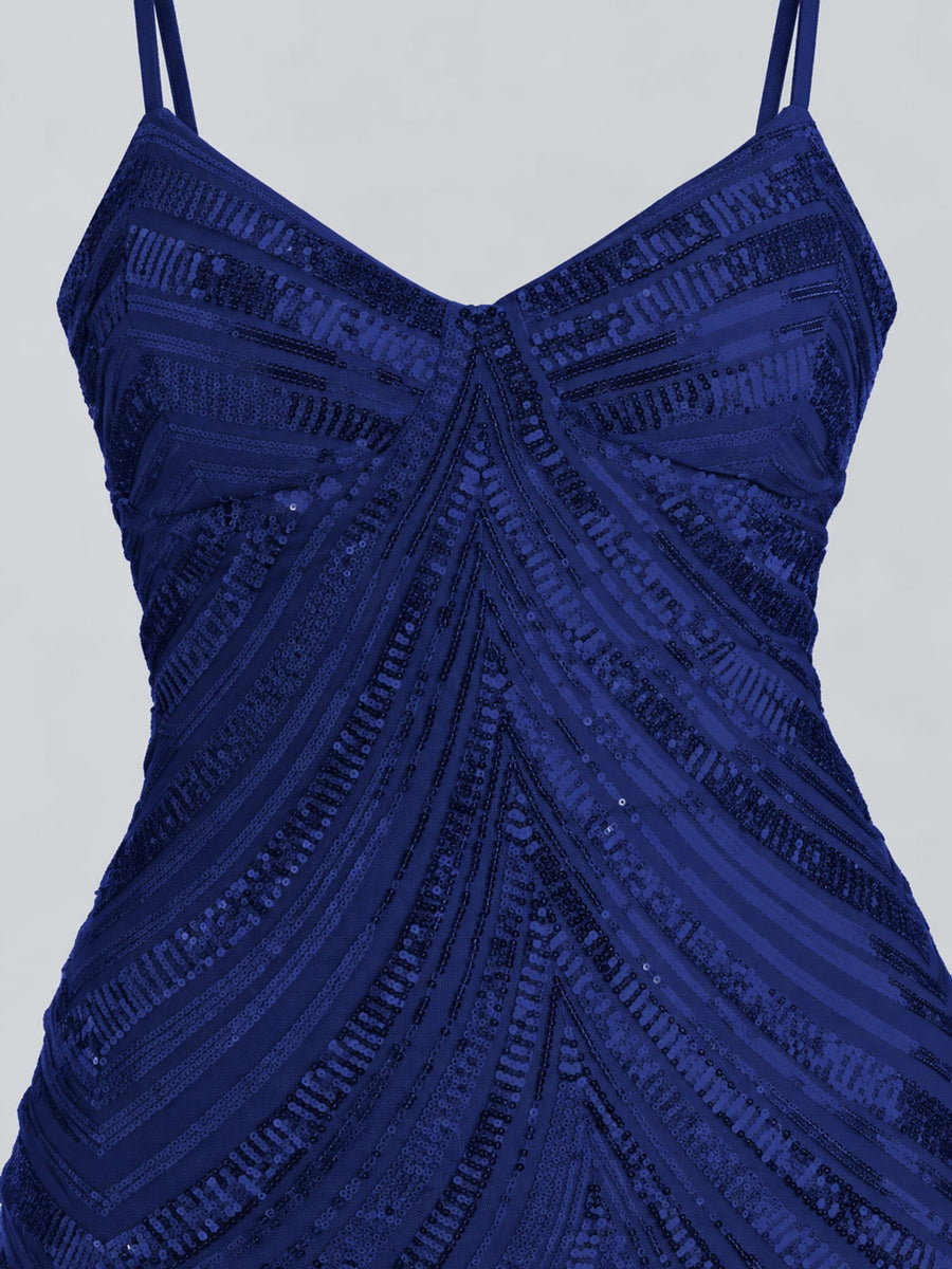 light blue fitted mini dress with sweetheart