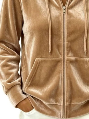 100% polyester Care instructions: Machine wash cold zip hoodie in Pink with regular silhouette