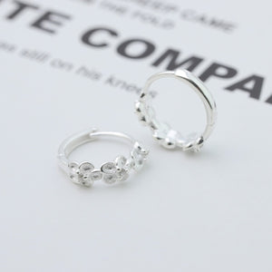 925 sterling silver Care instructions: Avoid wearing during exercise, as sweat w earrings in silver with hoop silhouette