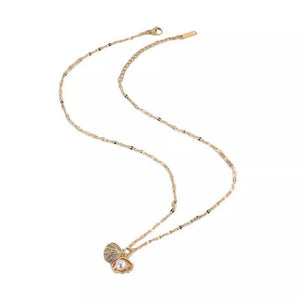 gold necklace with 16.1 inches and clasp