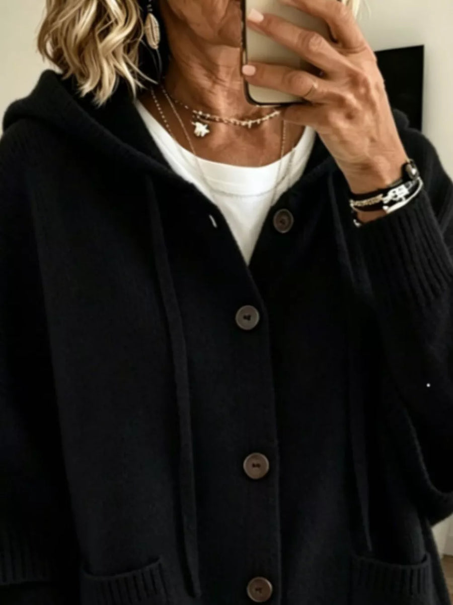 100% polyester Care instructions: Machine wash cold cardigan in White with relaxed silhouette