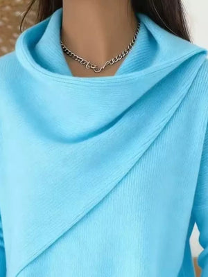 pullover sweater in Sky Blue