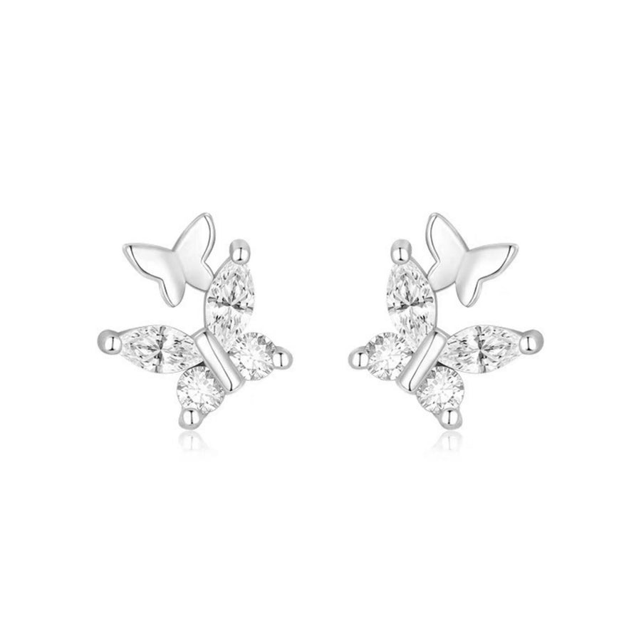 romantic earrings in Silver with not applicable