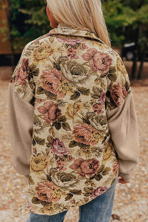 100% polyester Care instructions: Machine wash cold shacket in blush pink with relaxed silhouette
